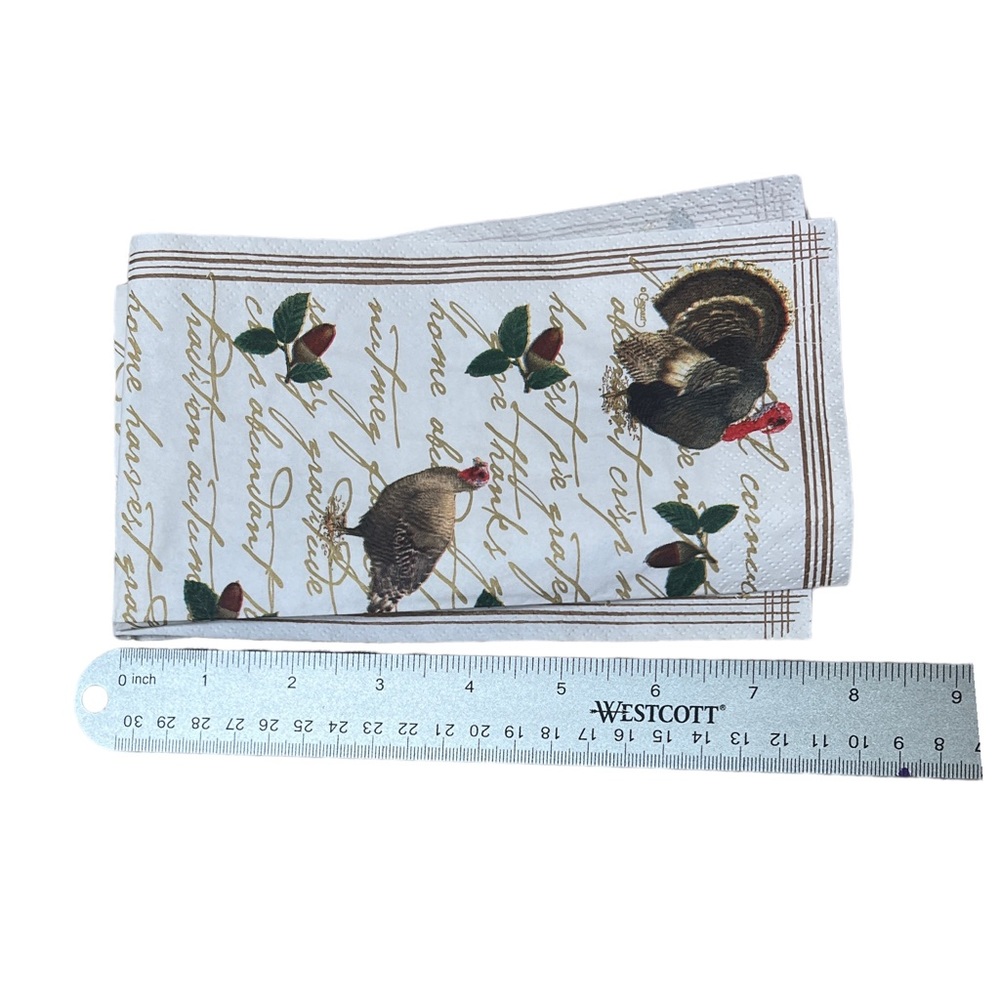 Lot 9 Paper Napkin Assortment Thanksgiving Holidays Halloween Decoupage Crafts - Picture 10 of 11